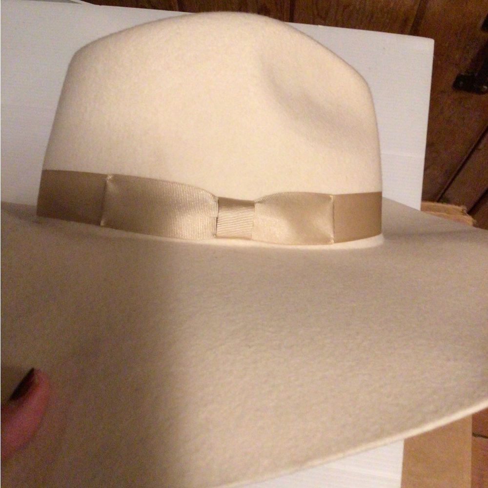 NEW Rare ! Lack of Color wide brim soft wool rancher - Picture 7 of 8